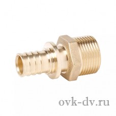 Переходник аксиальный НР 16х1/2"М для труб из сшитого полиэтилена Vieir