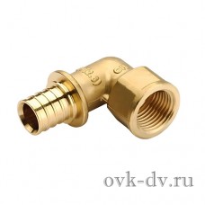 Уголок аксиальный BР L20х1/2"F для труб из сшитого полиэтилена Vieir