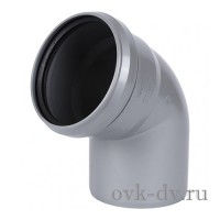 Отвод канализационный PP D 110 67 градусов Sinikon