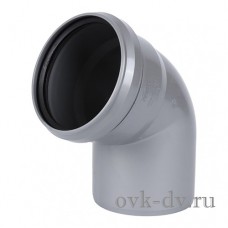 Отвод канализационный PP D 110 67 градусов Sinikon