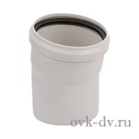  Отвод PP Comfort Plus D 110 x 15 градусов белый Синикон