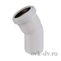  Отвод PP Comfort Plus D 50 x 30 градусов белый Синикон
