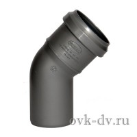 Отвод канализационный PP D 50 45 градусов Sinikon