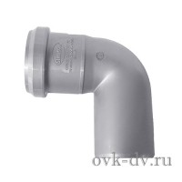 Отвод канализационный PP D 50 87 градусов Sinikon