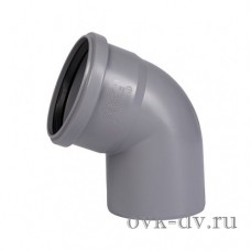 Отвод канализационный PP D 90 67 градусов Ostendorf