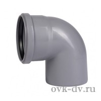 Отвод канализационный PP D 90 87 градусов Ostendorf