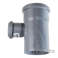 Тройник канализационный PP D 90/50*4*87° Ostendorf