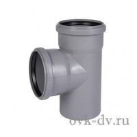 Тройник канализационный PP D 90/90*87° Ostendorf