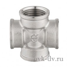 Крестовина резьбовая латунная 3/4" F (внутренняя резьба) AQualink