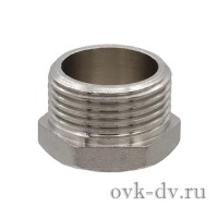 Заглушка 1/2" M - пробка (наружная резьба) никель Vieir