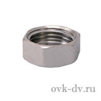 Заглушка 1/2" F (внутренняя резьба) никель Vieir