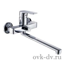 Смеситель Антей серия Прилив для ванны, излив поворотный L30см, картридж d35 (353511-ANT)