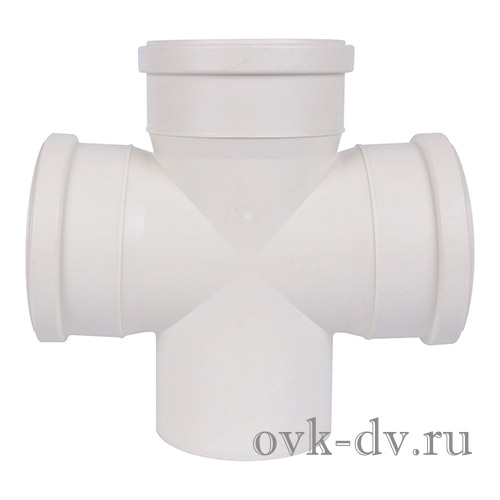 Крестовина PP Comfort Plus одноплоскостная D 110/110/110*90 белая Синикон