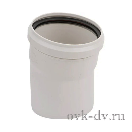 Отвод PP Comfort Plus D 110 x 15 градусов белый Синикон