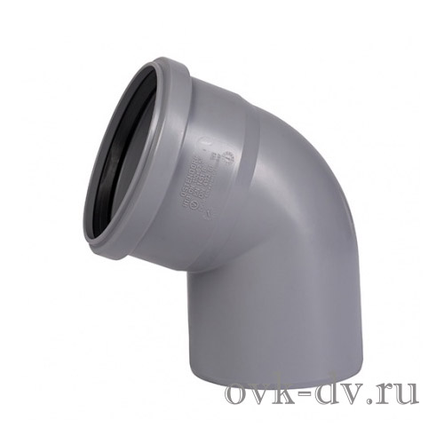 Отвод канализационный PP D 90 67 градусов Ostendorf