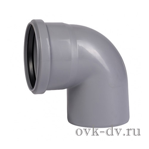 Отвод канализационный PP D 90 87 градусов Ostendorf