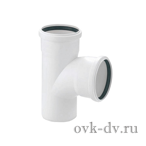 Тройник PP Comfort Plus D 110/110*87 белый Синикон